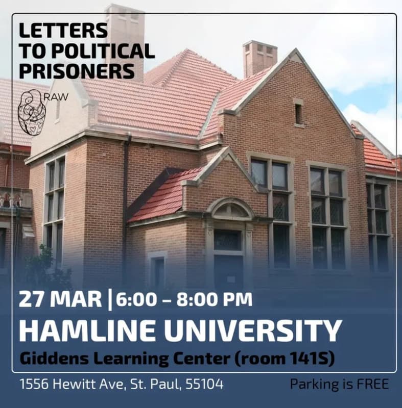 Letters to Political Prisoners in Russia at Hamline University